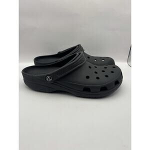 Crocs Classic Black Clogs Men Size 10 Women Size 12